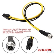 LIDU1 Computer Mainboard CPU 4PIN Power Supply Cord DC5521 To 4pins CPU Connector