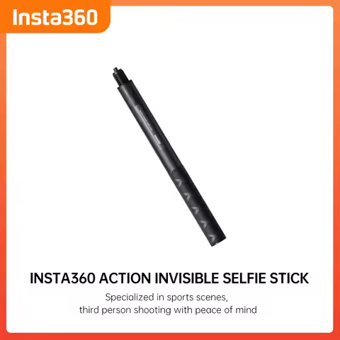 Insta360 Carbon Fibre Invisible Selfie Stick 100cm Action Stick For Insta360 X5/X4 X3/ Ace Pro 2/GO 