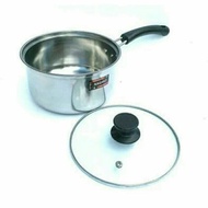 Milk Pan Nagako Glass Lid 16 CM Stainless Steel Glass Lid Milk Pan
