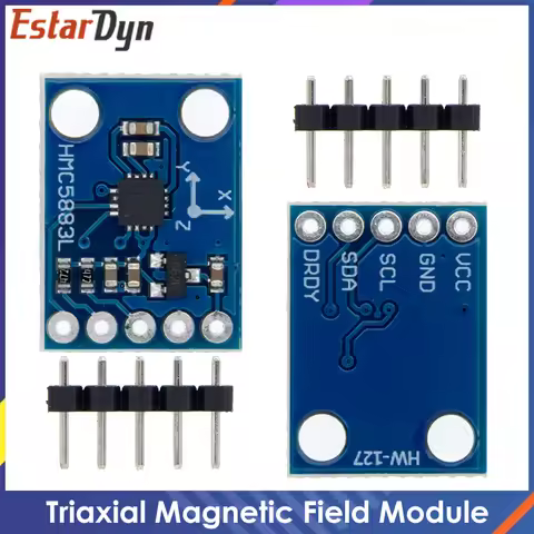 GY-273 3V-5V HMC5883L Triple Axis Compass Magnetometer Sensor Module Three Axis Magnetic Field Modul