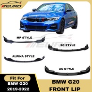 BMW G20 330i 330e 340i Bodykit Front Lip Gloss Black MP Style / AC Style / SC Style / ALPINA Style /