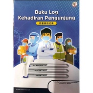 Buku Log Kehadiran Pengunjung Note Book Attendance Log Book Buku Rekod Data