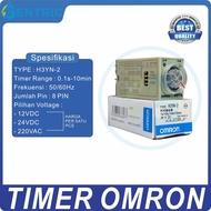 OMRON H3YN-2 TIMER 8 PIN 12VDC/24VDC/220VAC. BEST QUALITY