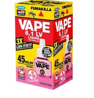 OBAT NYAMUK CAIR REFILL ISI ULANG 45 MALAM 6.1 LV LIQUID 45 ML VAPEE AROMA WANGI SAKURA BLOSSOM /Fum