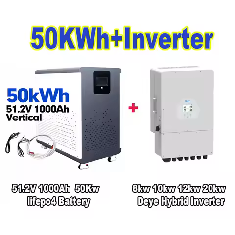 Bestselling 8kw 10kw 12KW 20kw Deye Hybrid Inverter 15kw 20kw 30kw 46kw 50kw LiFePo4 Battery 48V Pow