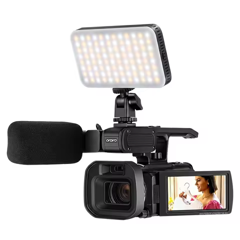 ORDRO XV80 Video Camcorder Camera Professional 5K 12x Optical Zoom for TV Interview Live Streaming