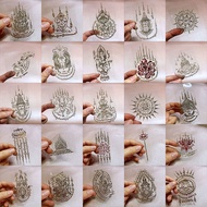 Gospel Metal Label Sticker Tiger Sticker Nine-Tailed Sutra Pattern Elephant God Four-Sided Money Luc