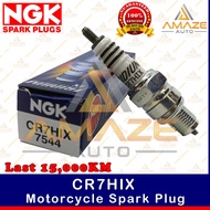 NGK Iridium IX Spark Plug CR7HIX - Last 15000KM (Honda EX5WaveC70Yamaha EGO S115 Nouvo AT115 Lagenda