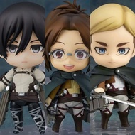 Attack On Titan Hange Zoe Erwin Smith Mikasa Ackerman Comel Pvc Action Figure Model Koleksi Mainan B