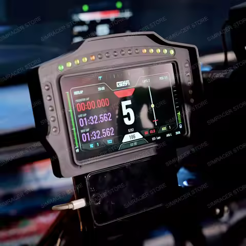 USB Simracing Games 7 inch Dashboard Multi-functional Instrument Speed Display for MOZA Simagic FANA