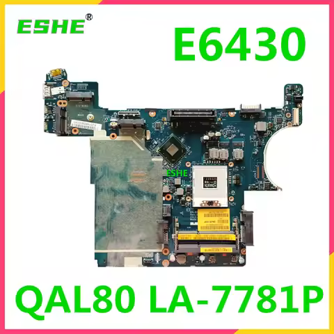 QAL80 LA-7781P motherboard For DELL Latitude E6430 Laptop motherboard CN-09F96H 09F96H SLJ8A DDR3 10