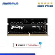 Kingston FURY IMPACT SODIMM 16GB DDR4 3200MHz CL20 Ram Laptop