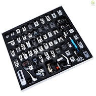 [HOM]62pcs Professional Domestic Sewing Machine Presser Foot Set Hem Foot Spare Parts Accessories for Brother Singer Feiyue Janome #homeroomth
