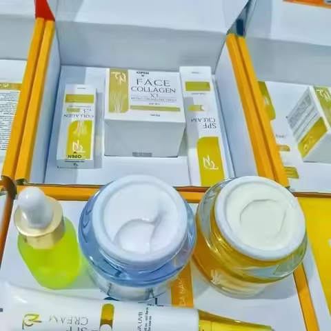 1Set 4 Kem Face Ngày Đông Trùng Hạ Thảo Collagen X3 + Kem Face Đêm Đông Anh + Serum Nám X3 Mới Nguyễ