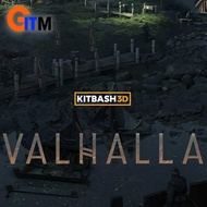 KITBASH3D - VALHALLA | MYTHICAL VIKING 3D ENVIRONMENT ASSET PACK | DIGITAL DOWNLOAD | BLENDER UNITY 