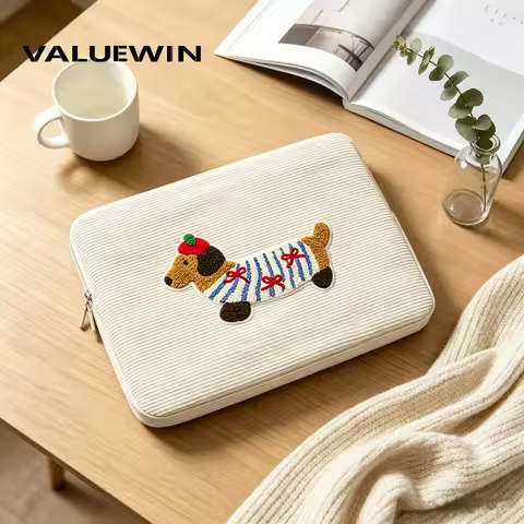 14 inch Cute Laptop Sleeve for MacBook Pro/Lenovo/Samsung/Surface/HUAWEI/Dell/HP Portable Soft Thick