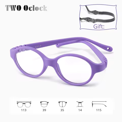 Flexible Unbreakable Kids Eyeglasses Frames Child Optic Prescription Glasses Frame No Diopter Baby C