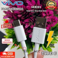 KABEL DATA VIVO ORIGINAL 100% V20 V21 V23 V25 Y35 SE 33W 44W 33 44 WATT FLASH CHARGE HIGH QUALITY TY