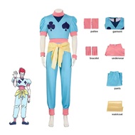 Anime Hisoka Cosplay Anime playing card costume Hisoka hair kuy uniform parts Halloween party role g