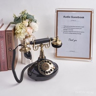 Recording Retro Telephone Message Antique Rotary Telephone Office Hotel Wedding Party 53ZU