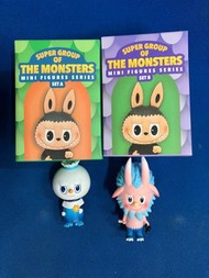 How2work labubu Super Group Of The Monsters mini figures series set a b labubu盲盒盲抽