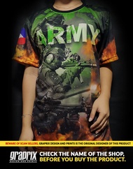 ARMY on FIRE T-shirt Full Sublimation