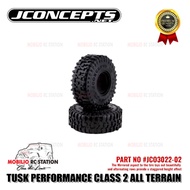 Jconcepts Part JCO3022-02 1.9 Tusk Performance Class 2 All Terrain Crawler Tires 2Pcs 120mm