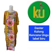 Daster Kalong Kencana Ungu label Biru
