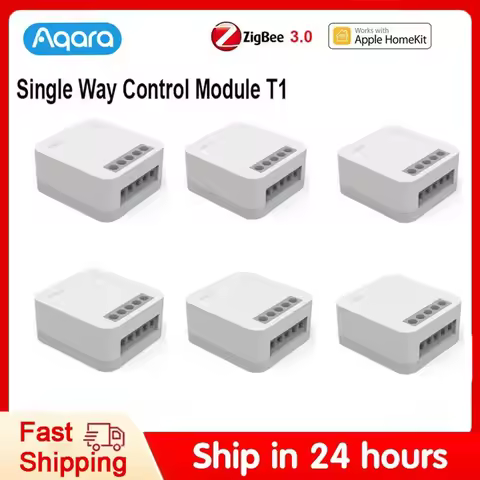Aqara Single Channel Control Module T1 Zigbee 3.0 Wireless Relay Controller 1 Channel No Neutral Rem