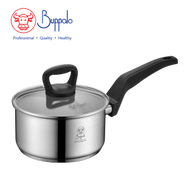 BUFFALO - 牛頭牌 Premium Cook I 不銹鋼單柄煲連玻璃鍋蓋 18cm / 2L (34718PN)