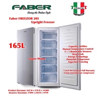 Faber Upright Freezer FREEZOR 205 Transparent Drawers Mini Standing Upright Freezer (205L)