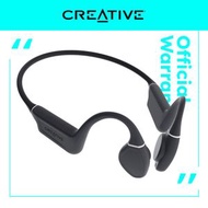 CREATIVE - 超長電力 IPX5 防水 BT 5.3 可調節感測器 無線防水骨傳導耳機 - 啞光黑 Outlier Free Plus