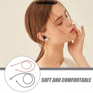 UAENAU Earplugs Cord Silicone Loop, Double ring Silicone Earplug Lanyard,  Anti-lost Safety Outdoor 