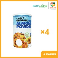 Earth Living Organic Almond Powder (500g x 4) - 4 Pack