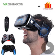 VR Shinecon 10.0虛擬實境頭盔3 d眼鏡盔智慧型手機智慧型手機護目鏡耳機