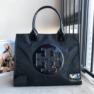 Tory Burch Two size Original TB waterproof nylon with patent leather ultra light design ladies shoulder bag tote bag