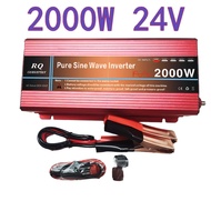 RQ2000W อินเวอร์เตอร์12v 24v ตัวแปลงไฟฟ้า12v220v อินวอเตอร์ แก้ไขคลื่นไซน์ inverter pure sine wave อ