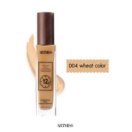 รองพื้นหน้าฉ่ำ ARTMISS 12 hours hydrating liquid foundation 40ml รองพื้นเนื่อน้ำ ปกปิด คุมมัน