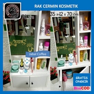 Cosmetic Glass Shelf Cosmetic Hanging Shelf/ Glass Makeup Shelf/ Code D