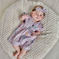 Gb29 6.6 Heybaby Dress Serly Dress for Baby Girls Floral Motif Free Headband Part 2 Bubibee Gb29