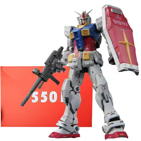 Changlong Model 5501 Rg 1/144 Rx-78-2 Ver 2.0 Assembly Model Movable Joints High Quality Collectible