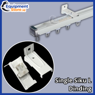 BRACKET REL GORDEN DOUBLE & SINGLE AKSESORIS BATANG HORDENG PLAFON CEILING KAKI PENYANGGA SIKU TIANG