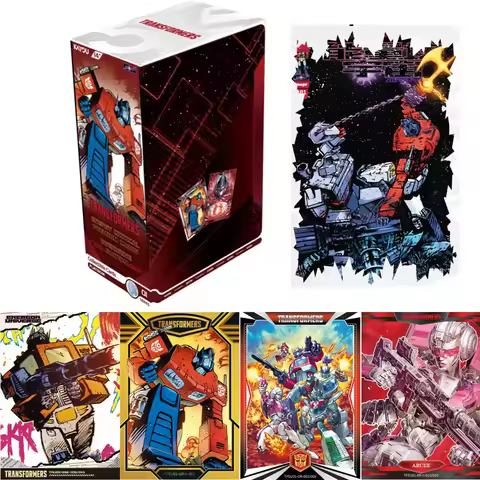 KAYOU Transformers Trading Cards Box Set Energon Universe Series with Rare Cards Ideal Gift for Tran