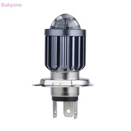 Babyone Motorcycle Headlight H4 BA20D LED MOTO Fisheye Lens P15D-25-1 White Yellow Bulb 9-85V 15W Fo