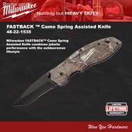 ◊Milwaukee FASTBACK Camo Spring Assisted Knife (48-22-1535)