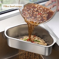 304 Stainless Steel Triangle Sink Filter Drainage Food Waste Sink Filter Kitchen Food Waste Filter N