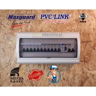DB BOX  12-16way (Full set) Maxguard MCB 6A-20A + ELCB 40A +Main switch 40A