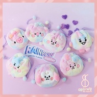 [BS] Pouch Baby Rainbow BTS BT21 KPOP Fluffy Plush - KP972