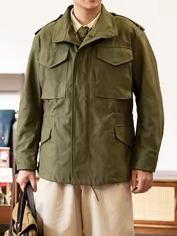 Red Tornado American Retro M65 Jacket Men's OG107 US Military Version Field Tooling Jacket Battlefie