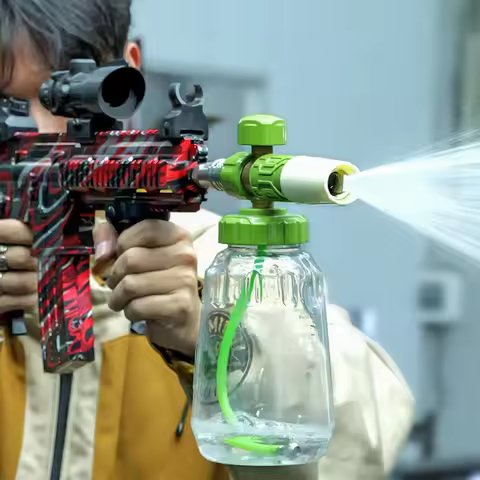 M416 High Pressure Car Wash Spray Water Gun High Pressure Cleaner AK47 Garden Watering Hose Nozzle S